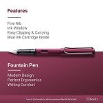 Lamy AL-Star Black Purple Fine Nib Pen Set