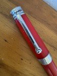 Montegrappa Cherry Red Ballpoint Pen with Cartridge
