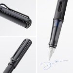 LAMY AL-Star Black Fountain Pen with Ergonomic Grip