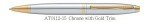 CROSS Calais Chrome & Gold Ballpoint Pen