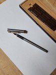Aurora Marco Polo Silver and Gold Fountain Pen
