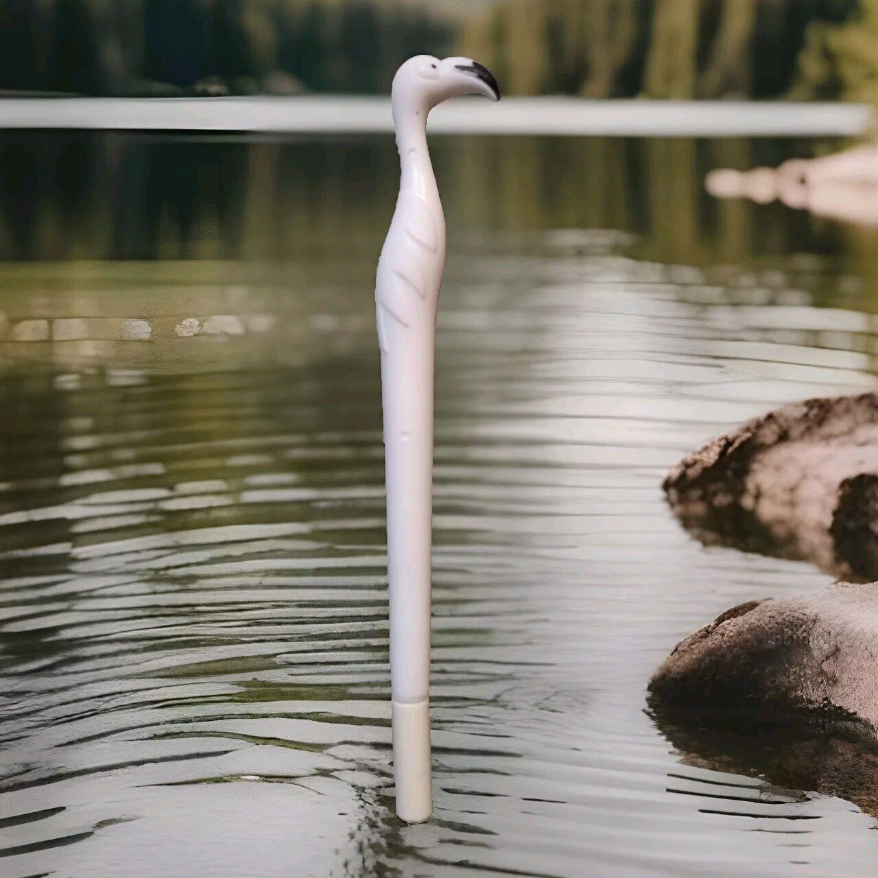 Pelican White Novelty Pen with Black Ink