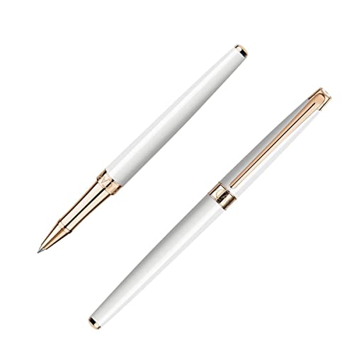 Caran d'Ache 4771-001 Ballpoint Pen in White Rose Gold
