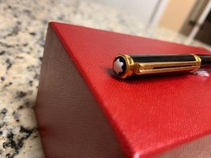 Mont Blanc Vintage Black and Gold Pen