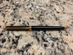 Mont Blanc Vintage Black and Gold Pen