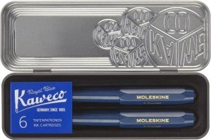 Moleskine x Kaweco Blue Fountain and Ballpen Set