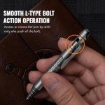 TACRAY Titanium Mini Bolt Action Pocket Pen