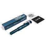 Kaweco Toyama Teal Fountain Pen with Chrome Clip