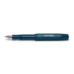 Kaweco Toyama Teal Fountain Pen with Chrome Clip