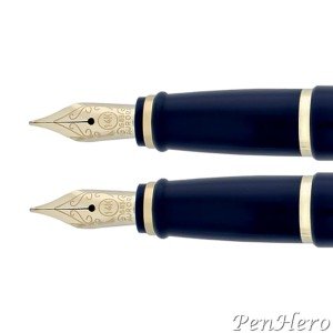 Aurora Ipsilon Black 14K Fine Nib Set