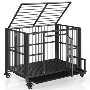 Luxurious Heavy-Duty Foldable Dog Crate (38in)