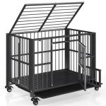 Luxurious Heavy-Duty Foldable Dog Crate (38in)