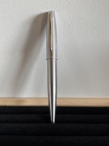 Aurora Italy Ballpoint Pen in Brushed Chrome