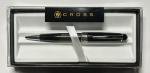 Cross Bailey Black Lacquer Ballpoint Pen Set