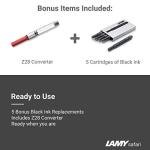 Lamy Safari Charcoal Fountain Pen Set with Ink