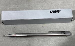 LAMY Logo Stainless Steel Blue Ballpoint Pen