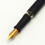 Aurora 88 Fountain Pen Black Satin Rose Gold