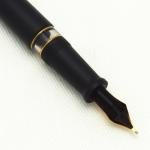 Aurora 88 Fountain Pen Black Satin Rose Gold