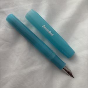 Kaweco Frosted Sport Fountain Pen - Blueberry Broad