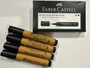 Faber-Castell Pitt Big Brush Pens - Green Gold