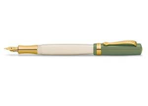 Kaweco STUDENT 60's Swing Fountain Pen - Green & Cream