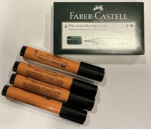 Faber-Castell Pitt Big Brush Pens - TerraCotta 4-Pack