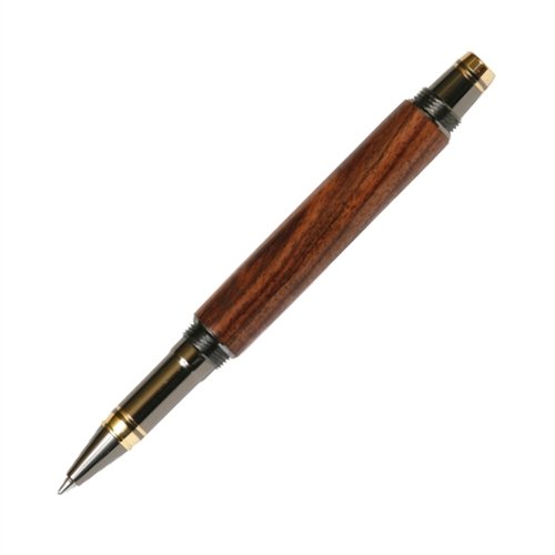 Lanier Elite Rollerball Pen in Gun Metal & Kingwood