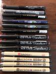 Luxury Graphic Artist Pen Set: Pigma, ZIG, & More