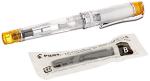 Pilot Prera Transparent Orange Fountain Pen with Calligraphy Nib