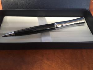 Cross Parasol Chrome and Black Ballpoint Pen
