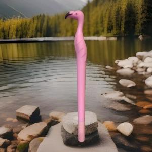 Pelican Pink Refillable Novelty Pen - Black Ink