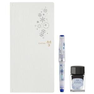Sailor First Snow Fountain Pen and Notepad Set