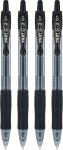 Pilot G2 Black Fine Point Gel Pens, 4-Pack