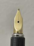 Aurora Hastil Fountain Pen, Solid Silver 14K Nib