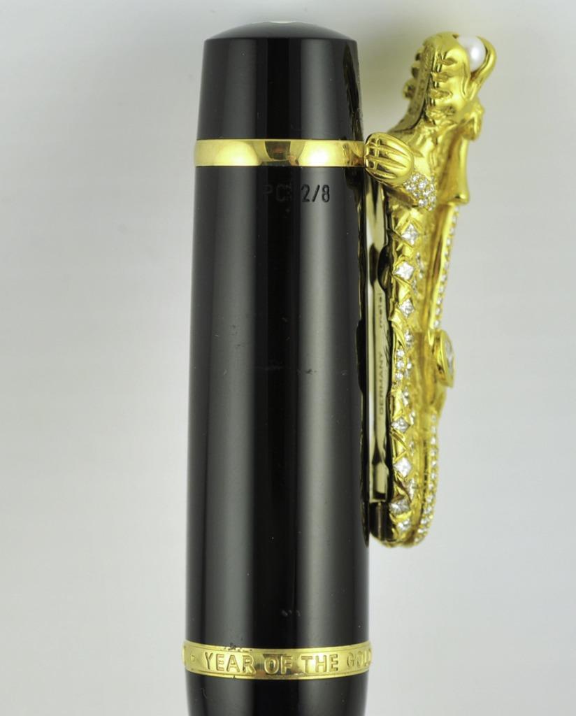 Luxury Montblanc Year of the Dragon Fountain Pens