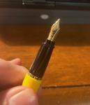 Aurora Ipsilon Yellow Fountain and Ballpoint Pen Set