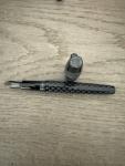 Montegrappa Fortuna Skull Black Steel Nib Fountain Pen