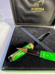 Aurora Primavera Green & Gold Rollerball Limited Edition