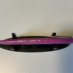 Vintage Banker Ballpoint Pen by Charles C. Kvare