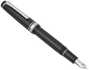 Sailor Professional Gear Slim Fountain Pen - Silver Black