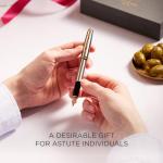 PARKER Sonnet Grey Fountain Pen with Gold Trim
