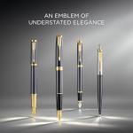PARKER Sonnet Grey Fountain Pen with Gold Trim