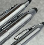 Cross Chrome 3-Piece Rollerball, Ballpoint, and Pencil Set