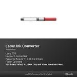 Lamy Z28 Fountain Pen Ink Converters - 5 Pack