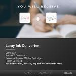 Lamy Z28 Fountain Pen Ink Converters - 5 Pack