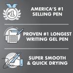 Pilot G2 Fine Point Gel Ink Pens, Black, 5 Pack