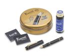 Kaweco Piston Sport Black/Gold Fountain Pen Set