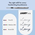 Lamy Logo Brushed Ballpoint Pen in Stainless Steel