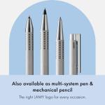 Lamy Logo Brushed Ballpoint Pen in Stainless Steel