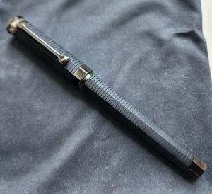 Montegrappa Nero Uno Rollerball with Gunmetal Nib